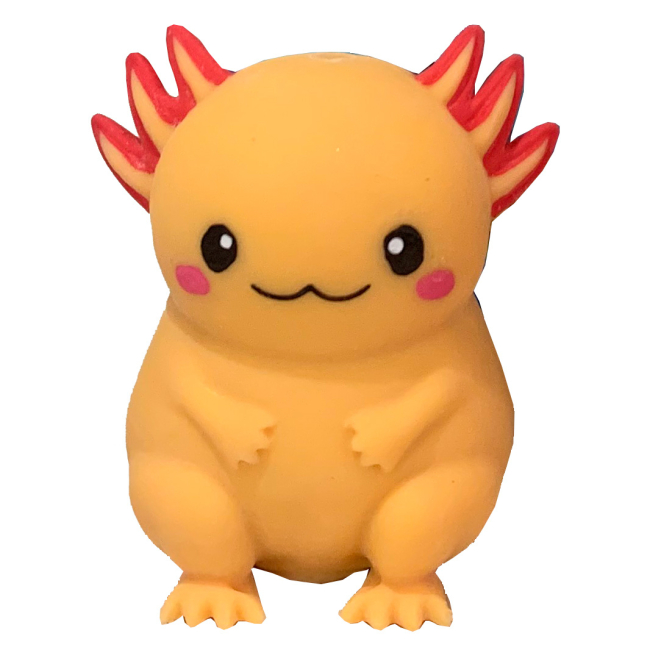 Антистресс игрушки - Стретч-антистресс Monster Gum Веселый аксолотль оранжевый (CKS-10766/1)
