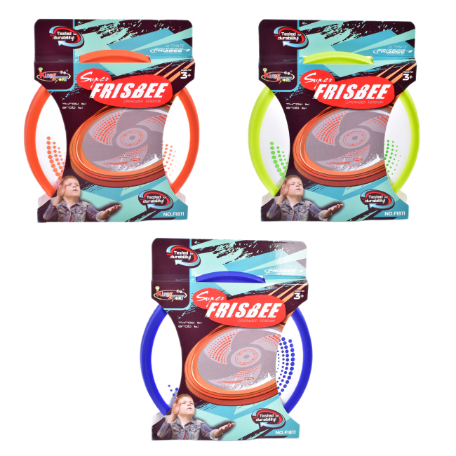 Спортивні активні ігри - Літаюча тарілка Mastela Super frisbee в асортименті (F1811)