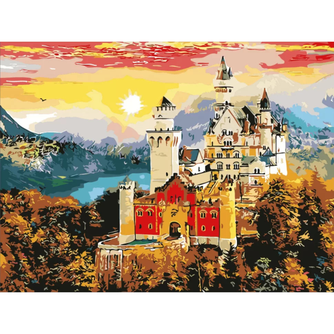 Товары для рисования - Картина по номерам Art Craft Осенний замок 40 х 50 см (10602-AC)