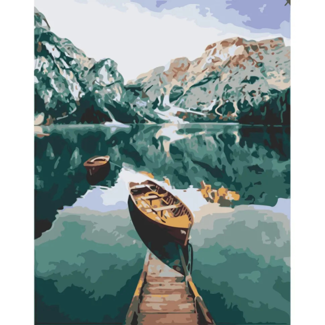 Товары для рисования - Картина по номерам Art Craft Лодка в фьордах 40 х 50 см (10626-AC)