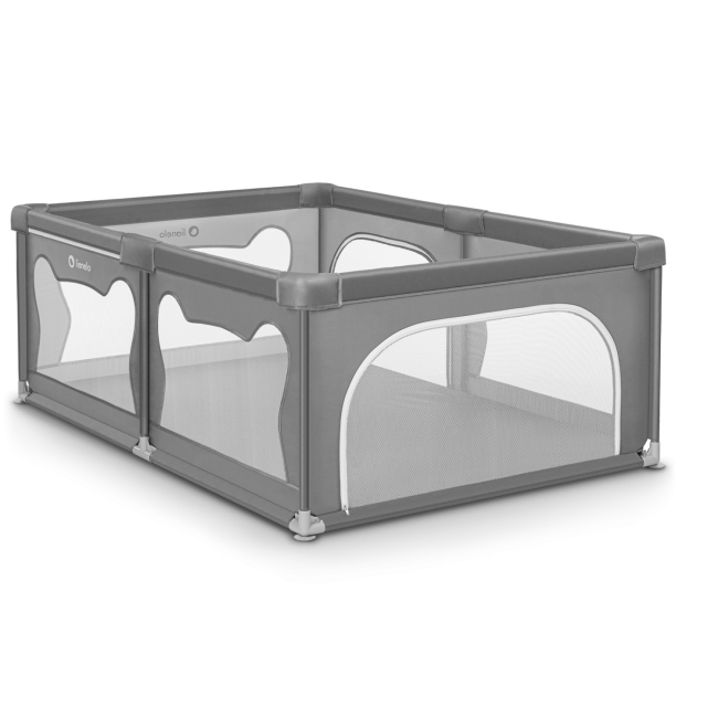 Манежи - Манеж Lionelo Willow Grey concrete (5903771704700)