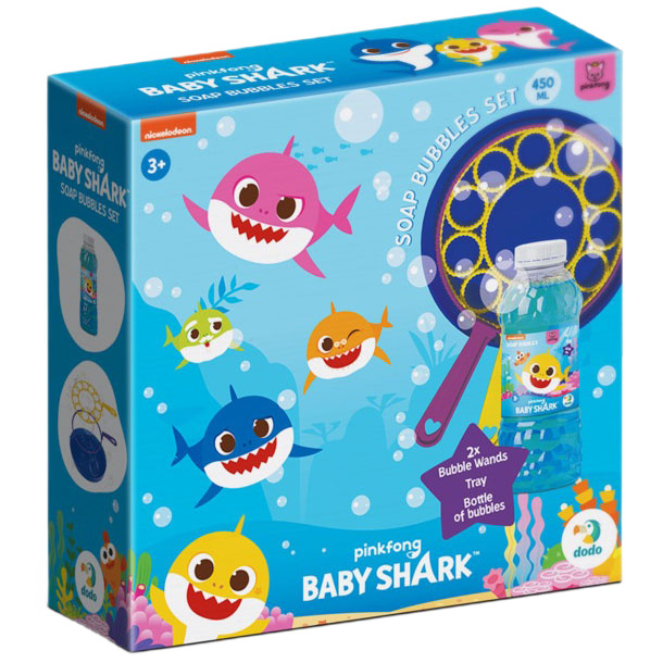 Мыльные пузыри - Набор мыльных пузырей DoDo Baby Shark 450 мл (200517)