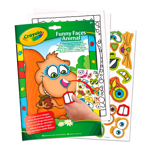 Товары для рисования - Раскраска Crayola Забавные животные (04-7349-2)