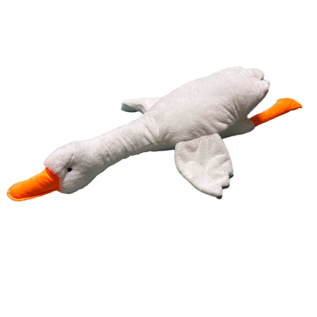 Мягкие животные - Мягкая игрушка MeriToys Гусь-обнимусь белый 90 см (2050000317149)