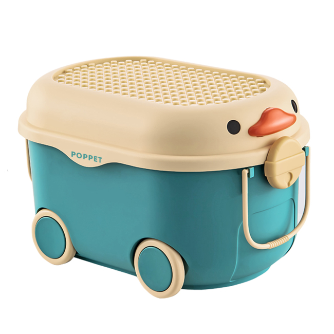 Бокси для іграшок - Ящик для іграшок Poppet Каченя Блу на колесах (2044002)