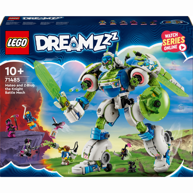 Конструктори LEGO - Конструктор LEGO DREAMZzz Матео й лицарський бойовий робот Зет-Блоб (71485)
