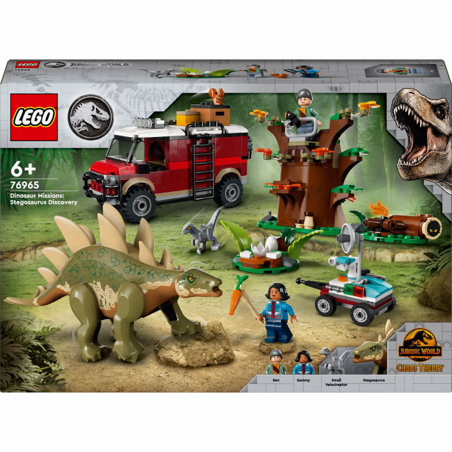 Конструктори LEGO - Конструктор LEGO Jurassic World Місії динозаврів: Знахідка стегозавра (76965)