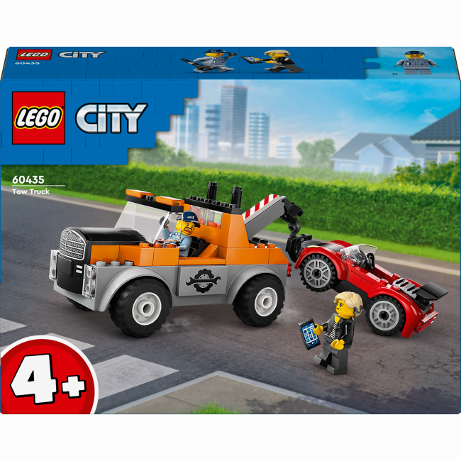 Конструктори LEGO - Конструктор LEGO City Евакуатор і ремонт спортивних авто (60435)
