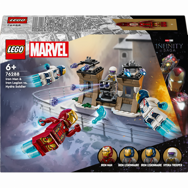 Конструктори LEGO - Конструктор LEGO Marvel Залізна Людина і Залізний легіон проти солдата Гідри (76288)