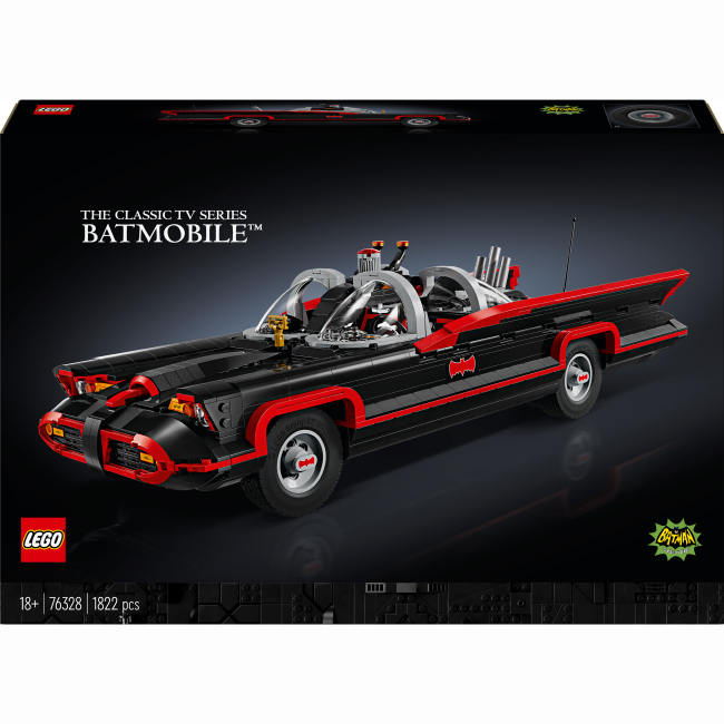 Конструктори LEGO - Конструктор LEGO DC Batman Бетмобіль із класичного серіалу «Бетмен» (76328)