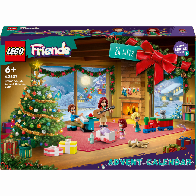 Конструкторы LEGO - Конструктор LEGO Friends Новогодний адвент-календарь 2024 (42637)