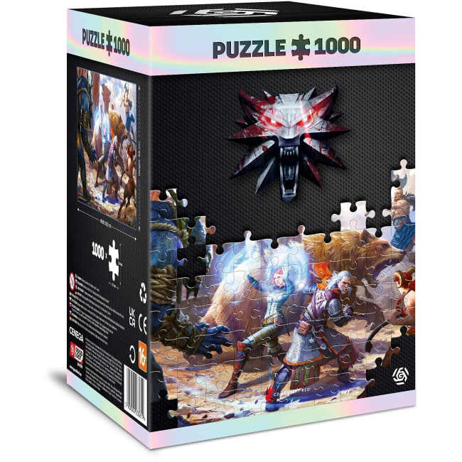 Пазли - Пазл GoodLoot Witcher: Geralt and Triss in Battle 1000 елементів (5908305233619)