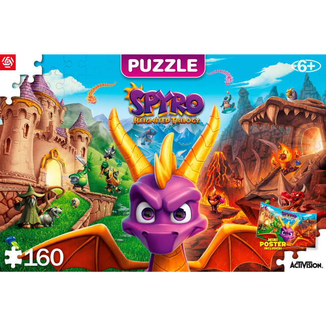 Пазли - Пазл GoodLoot Spyro Reignited Trilogy 160 елементів (5908305240389)
