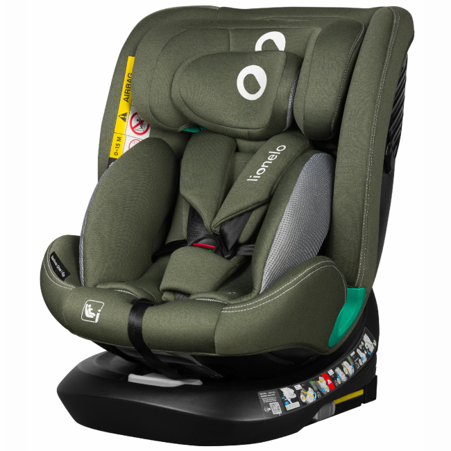 Автокрісла й аксесуари - Автокрісло Lionelo Bastiaan One i-Size Green olive (LO-BASTIAAN ONE I-SIZE GREEN OLIVE) (5903771707695)