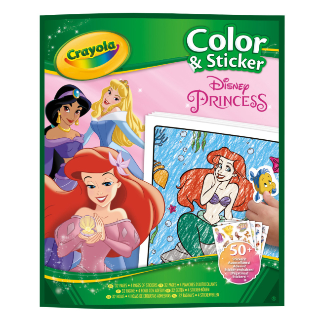 Товары для рисования - Раскраска Crayola Disney Princess (04-0202G)