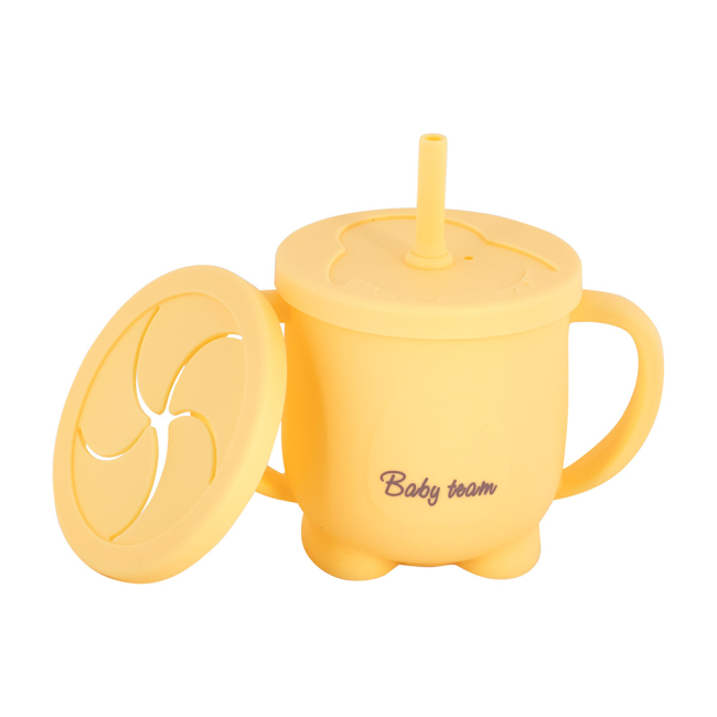 Бутылки для воды - Поильник Baby Team с трубочкой 3 в 1 150 мл (5100)