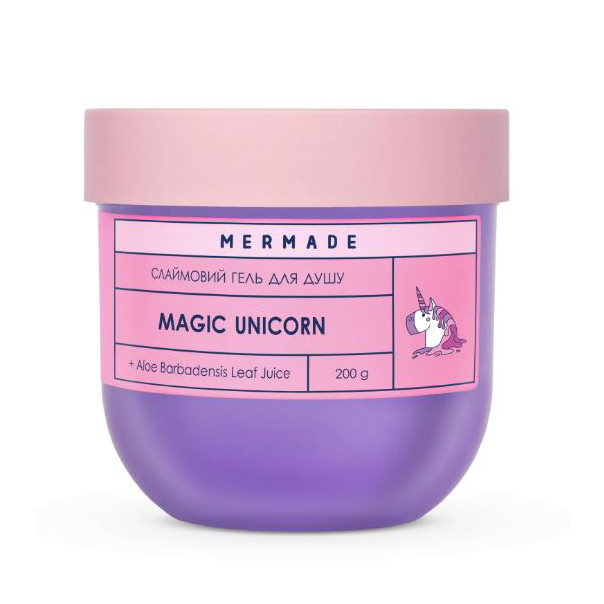 Косметика - Слаймовый гель для душа Mermade Magic Unicorn 200 г (MRSG02)
