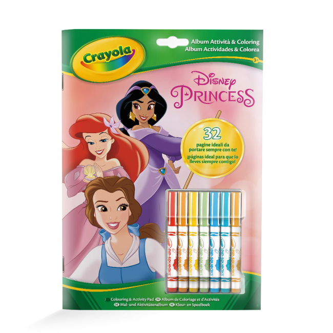 Товари для малювання - Розмальовка Crayola Disney Princess (5807G)