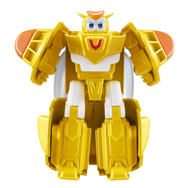 Фігурки персонажів - Фігурка-трансформер Super Wings Transforming Super Pet Золотий Хлопчик (EU770644)
