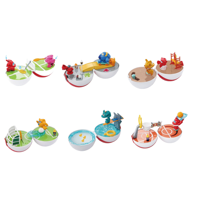Фигурки персонажей - Игровой набор Super Wings Mini Playset Всемирные спортивные игры в ассортименте (EU770668)