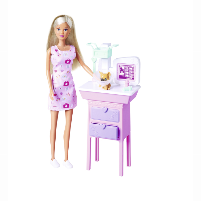 Куклы - Игровой набор Steffi & Evi Love Штеффи Щенячий врач (5733653)