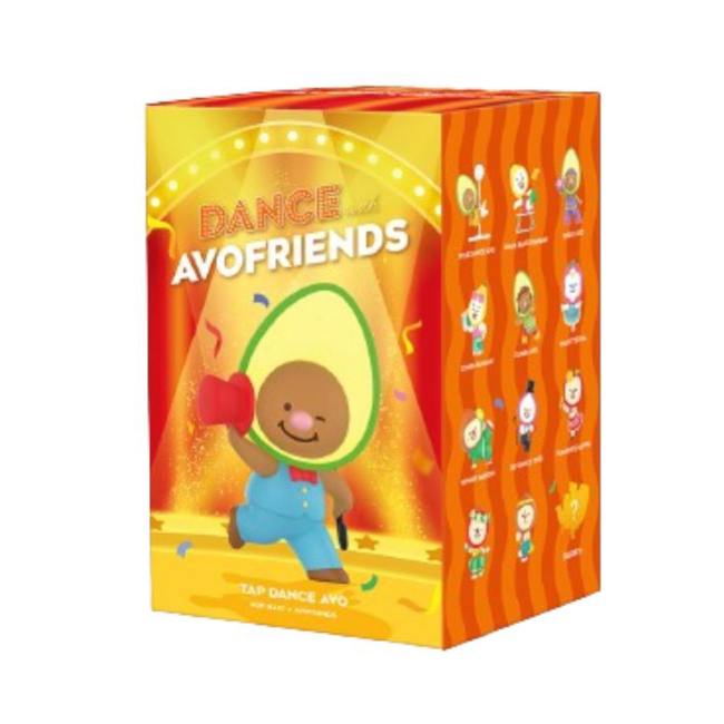 Фигурки персонажей - Коллекционная фигурка-сюрприз Pop Mart Avofriends Dance (AVD-01)