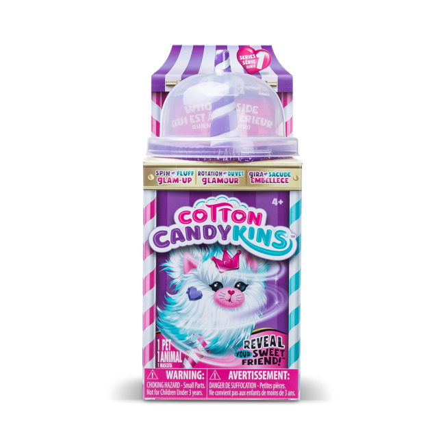 М'які тварини - Іграшка-сюрприз Cotton candykins Пухнастий улюбленець (27301)