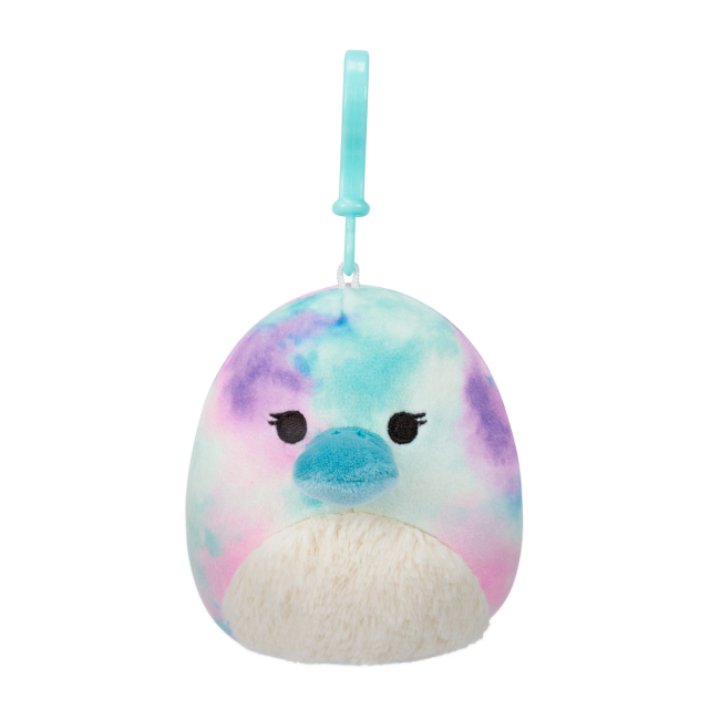 Брелоки - Брелок Squishmallows Качкодзьоб Бріндал 9 см (SQCP00215)