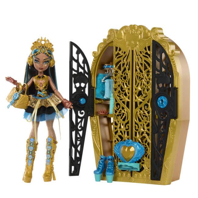 Куклы - Набор-сюрприз Monster High Тайны монстров Ужас какие секреты Клео (HXH86)