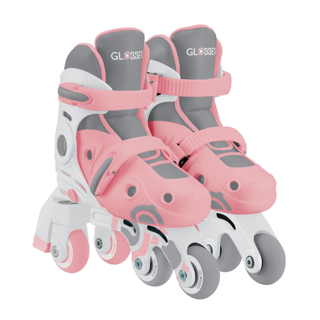 Ролики дитячі - Роликові ковзани Globber 2 в 1 пастельно-рожеві 30-33 (783-210)