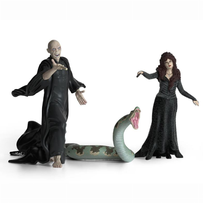 Фігурки персонажів - Набір фігурок Schleich Волдеморт, Нагайна і Белатріса (42684)
