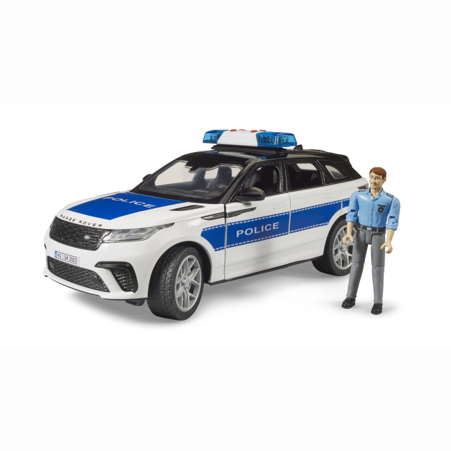 Транспорт і спецтехніка - Ігровий набір Bruder Поліцейське авто Range Rover Velar з фігуркою (02890)