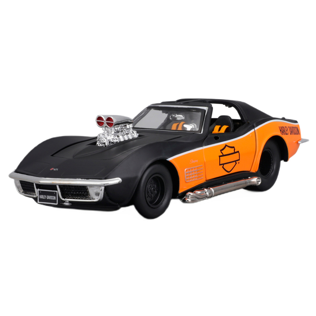 Автомодели - Автомодель Maisto Harley-Davidson Custom 1970 Chevrolet Corvette (32160/32193)