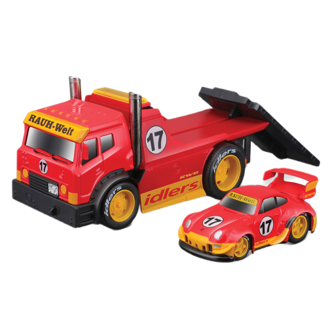 Транспорт і спецтехніка - Набір Maisto Muscle Machines JDM Flatbed RWB 993 911 red (11532/11543)
