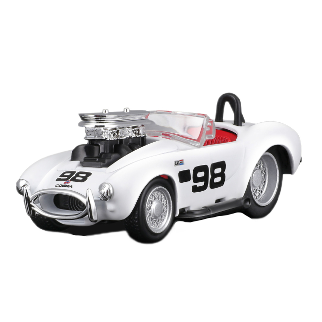 Автомодели - Автомодель Maisto Muscle Shelby Cobra 1964 white (15526/15551)