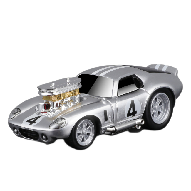 Автомодели - Автомодель Maisto Muscle Shelby Daytona Coupe silver (15526/15569)
