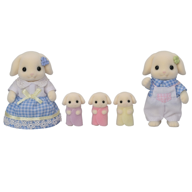 Фігурки тварин - Ігровий набір Sylvanian Families Сім'я Квіткових кроликів (5735)