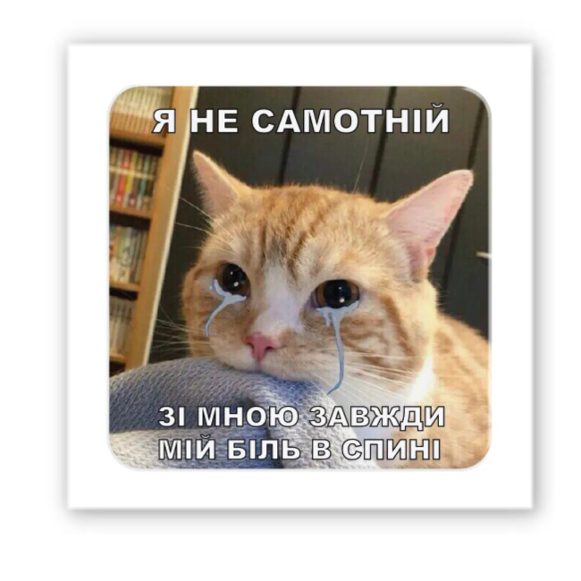 Наборы для творчества - 3D-стикер Tattooshka Одинокий кот (SX-199)