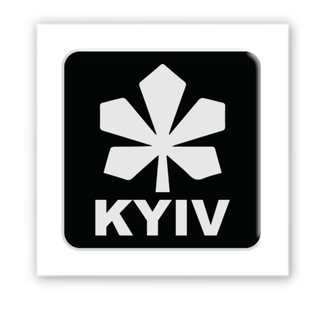 Наборы для творчества - 3D стикер Tattooshka Kyiv black (SX-123)