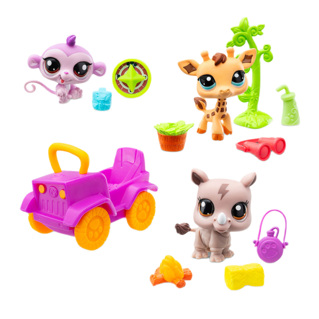 Фігурки тварин - Ігровий набір Littlest Pet Shop Сафарі (00524)