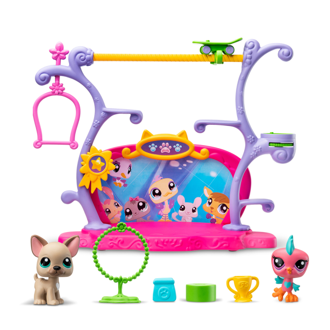 Фигурки персонажей - Игровой набор Littlest Pet Shop Шоу талантов (00558)