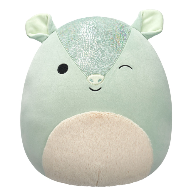 Подушки - М'яка іграшка Squishmallows Броненосець Арілла 40 см (SQCR07048)