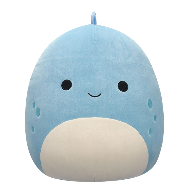 Подушки - М'яка іграшка Squishmallows Синій Динозавр 40 см (SQCR07049)