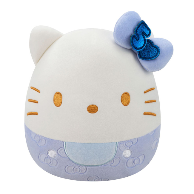 М'які тварини - М'яка іграшка Squishmallows Хелоу Кітті у синьому 20 см (SQSN00500)