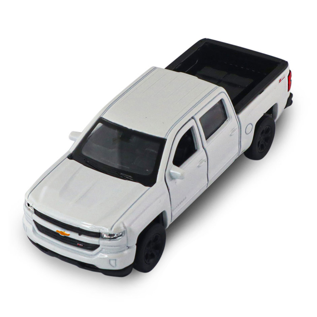 Автомодели - Автомодель TechnoDrive Chevrolet Silverado 2017 перламутрово-белый (250381W/1)