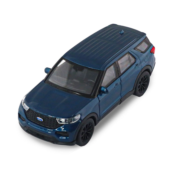 Автомодели - Автомодель TechnoDrive Ford Explorer 2023 голубой металлик (250392W/2)