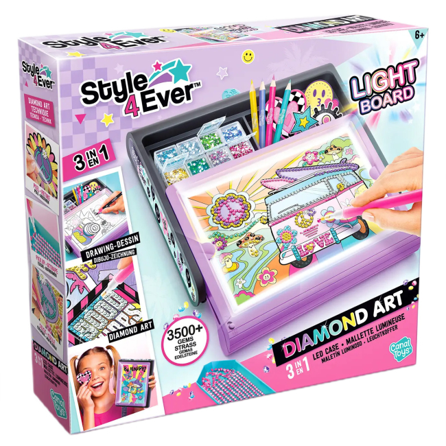Мозаика - Набор для творчества Canal Toys Style 4 Ever Diamond Art Фабрика с подсветкой (OFG300)