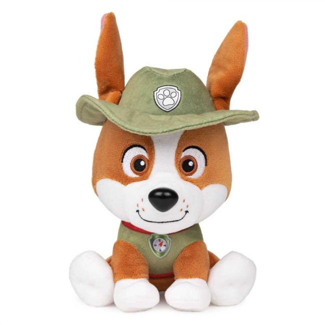 Персонажі мультфільмів - М'яка іграшка Paw Patrol Цуценя Трекер 15 см (SM33351/6066491)