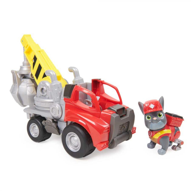 Фигурки персонажей - Базовый строительный автомобиль Rubble and Crew с фигуркой Заряда (SM28500/6066539)