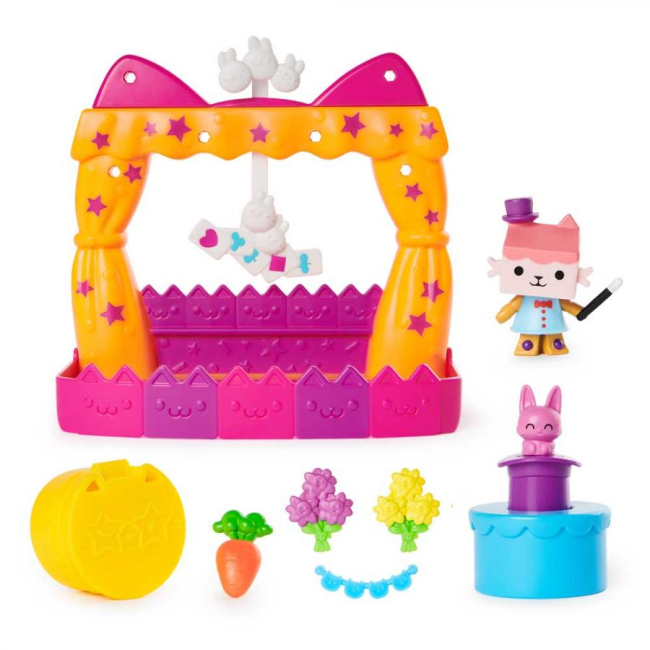 Фигурки персонажей - Игровой набор Gabby's Dollhouse Кукольный домик Габби Балкон Коробочки (SM36259/6071358)